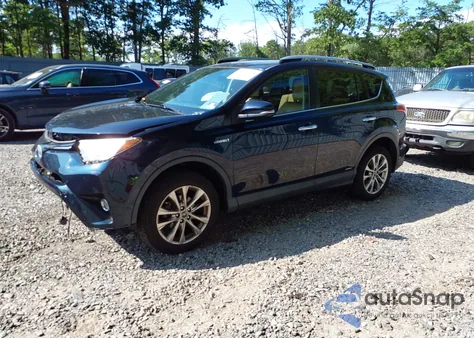2017 Toyota Rav4 Hybrid Limited z USA, uszkodzony, nr VIN JTMDJREVXHD132498